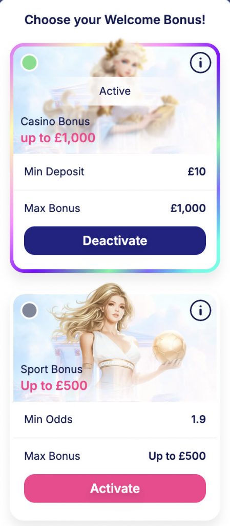 fortunica signup welcome